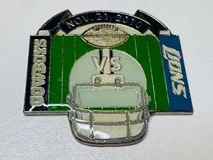 Detroit Lions vs Dallas Cowboys Game Day Pin November 21 2010 11/21/10 Kitna - Picture 1 of 2