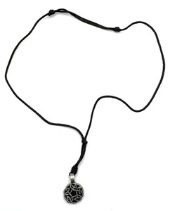 Pewter Celtic Knot Charm Pendant Necklace Adjustable - Picture 1 of 5