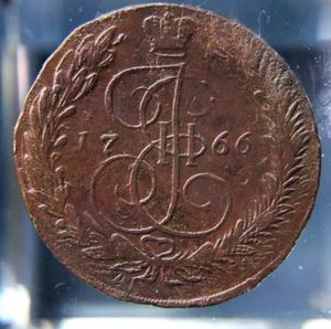 Russian Empire,Russia ,5 kopek,1766,#3 - Picture 1 of 2