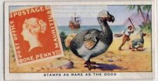 1847 1d. Post Office Mauritius Stamp 1930s Trade Ad Card