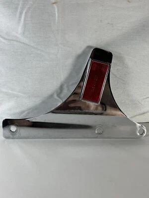 Placa lateral Harley Davidson Softail Sissy Bar con reflector Talmu: 1 placa Foto 1 de 4