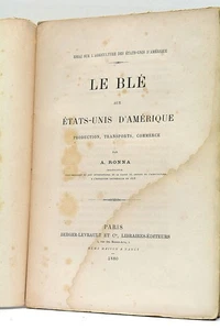Essai sur l'Agriculture des Etats-Unis d'Amérique RONNA 1880 - Picture 1 of 8