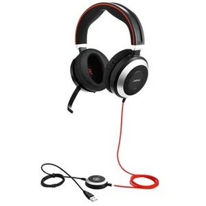 Casque filaire stéréo Jabra Evolve 80 MS - Réduction du bruit - Photo 1/2