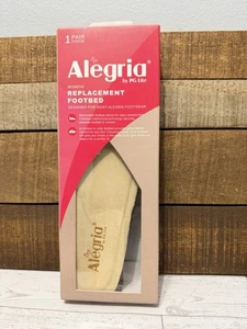 Alegria Größe 40W Einlegesohle Ersatzfußbett verbesserte Fußgewölbestütze ALG-999HW hellbraun - Bild 1 von 7