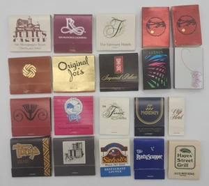 Matchbooks San Francisco California Hotels Restaurants Lot 20 Matches Unstruck - Picture 1 of 15