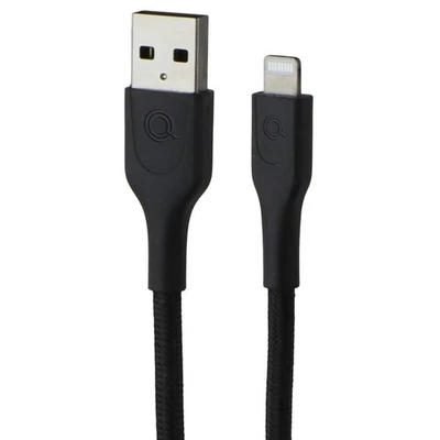 Quikcell 10ft USB-A to  8-Pin Cable - Black - Image 1 of 3