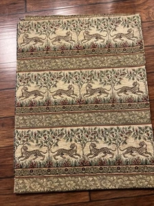 Jakobsbaum/Gepard Wandteppich Chenille Polsterstoff schwer 2 Yards Safari - Bild 1 von 5