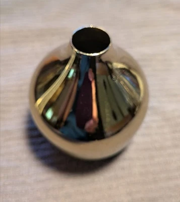 Набор ваз Godinger Lilliput Collection из нержавеющей стали с бутонами золото - Изображение 1 из 4