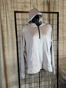 Vuori Ponto Performance Hoodie Herren M/L hellblau 1/4 Zip Kängurutasche Chk - Bild 1 von 4