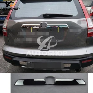 For Honda CR-V 2007 -2011 Chrome Rear Trunk Tail Gate Door Lid Stripe Cover Trim - Picture 1 of 8