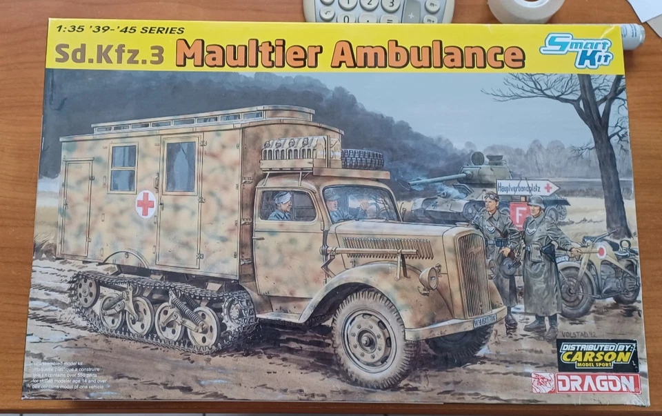1:35 Dragon 6766 Sd.Kfz.3 Maultier Ambulance selten - Bild 1 von 1