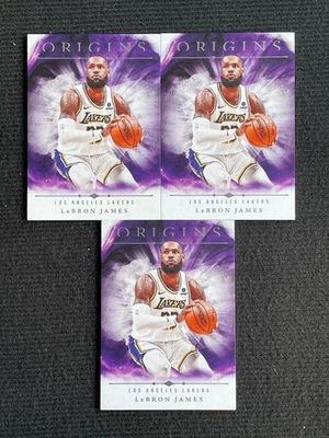 LeBron James 2024-25 Panini Origins Lakers Base #35 LOT X3 - Image 1 of 2