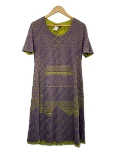 M.&KYOKO M. KYOKO Short sleeve dress FREE Nylon Purple - Picture 1 of 5