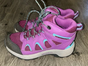 Merrill Pink Oakcreek Mid Wander Trail Sneaker Stiefel Mädchen Größe 1 - Bild 1 von 11