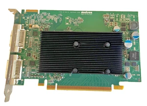 Matrox M9120 Dualhead DVI PCI-E 16 DV Video Card 512MB DDR2 MXG-M9120B - Picture 1 of 4