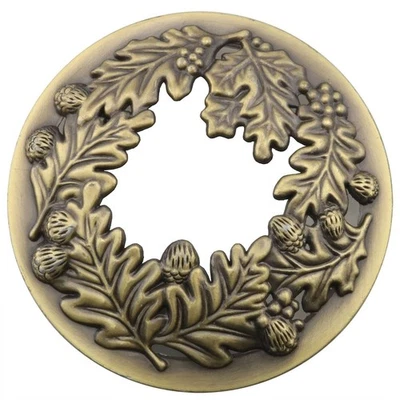 Cubierta de vela antigua de bronce con cono de pino cubierta de vela sombra tapa de tarro sombra... Foto 1 de 4