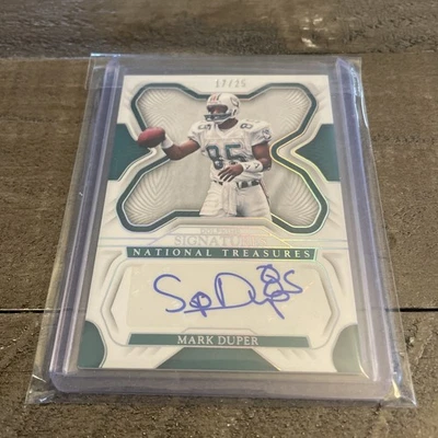 Mark Duper 2022 National Treasures Auto Signatures /99 Dolphins SIG-MDU - Image 1 of 2