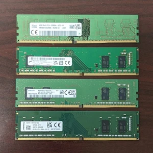 Hynix/Micron/Samsung/Kingston 4GB DDR4 SDRAM PC4-3200AA Desktop Ram Memory - Picture 1 of 2