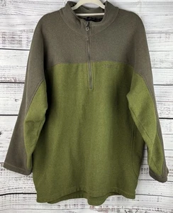 Marmot Drop Line 1/2 Zip Pullover Sweater Fleece Army Forest Green XXL - Picture 1 of 11