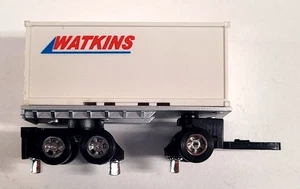 Pup Trailer for Aurora / AFX HO Scale Slot Car Racing Rigs - White / Watkins - Picture 1 of 1