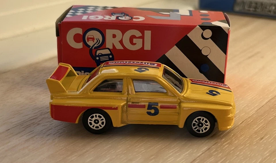 Corgi Juniors 53451 BMW M3 Yellow Racing No.5 "Silverstone" 1:64 scale new boxed - Image 1 of 4