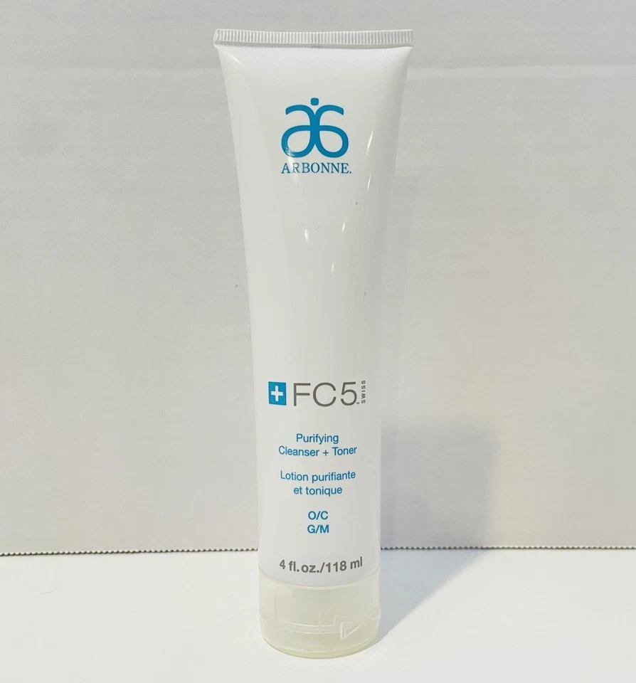 Limpiador y tónico purificante Arbonne FC5 4 OZ, nuevo y sin sellar, descontinuado Foto 1 de 3