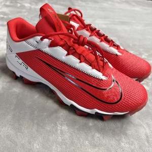 Nike Vapor Edge Shark 2 Red White Football Cleats DH5088-600 Men's Size 9.5 New - Picture 1 of 11