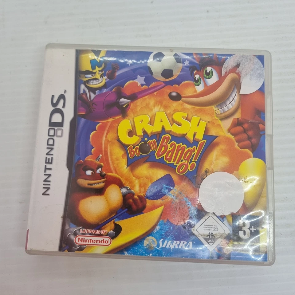 Crash Boom Bang Nintendo DS 3DS 2DS Video Game Complete With Manual VGC PAL  - Image 1 of 4