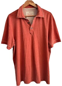 Unikat Tommy Bahama Poloshirt Vintage Retro Look Rost Kurzarm All Cotton L - Bild 1 von 8
