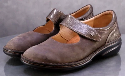 Sapato Feminino Finn Comfort Laval $325 Mary Jane Wedge Conforto Tamanho UE 38 EUA 7.5 - Imagem 1 de 4