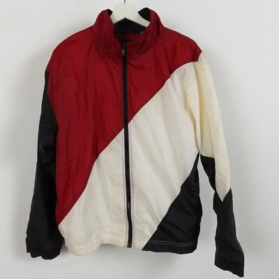 Винтажные мужские 90-х MacGregor красный черный белый ветровка куртка нейлона размер средний - Изображение 1 из 4