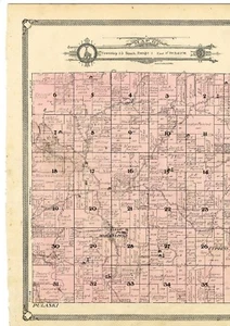 1908 Map Eastern Half of Dongola township, Illinois, from Atlas of Union County - Picture 1 of 4
