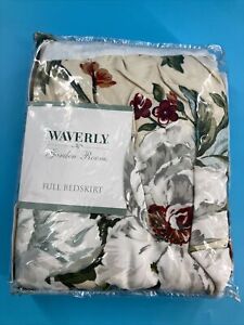 Waverly Garden Room FULL Bedskirt CAROLINA GARDENS - NEW, Vintage