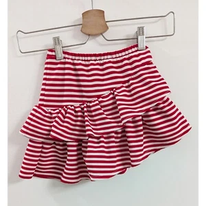 Zara Striped Skirt With Ruffles Girl's Size 4 - Picture 1 of 10