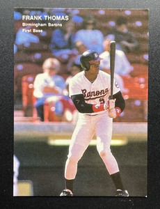 1990 Best Frank Thomas #1 Rookie Minor League Card RC