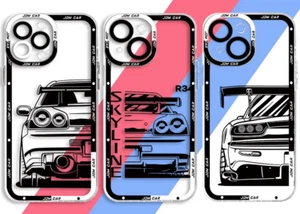 JDM Japan Skyline GTR 2JZ R34 Coque Cover Case For Iphone 15 Pro Max 14 13 12 - Photo 1 sur 7