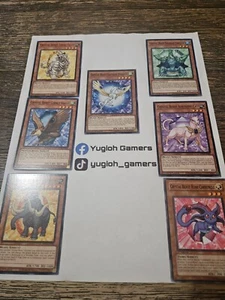 Yu-Gi-Oh Crystal Beast Set Different Sets Common Light Played - Picture 1 of 1