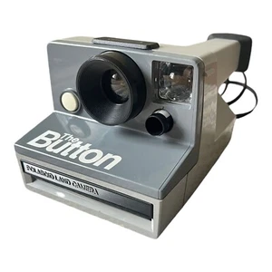 Vintage Polaroid Land Camera The Button analoge Sofortbildkamera mit Tragetasche - Bild 1 von 15