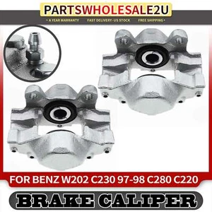 Rear Brake Calipers for Mercedes-Benz W202 C220 1996 C230 97-98 C280 1994-1995 - Picture 1 of 8