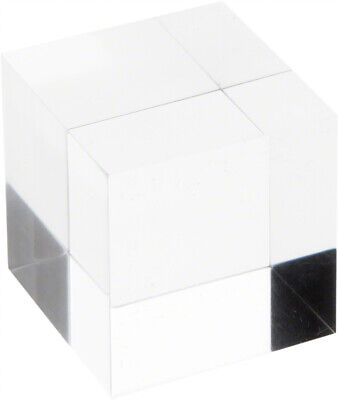 Plymor Clear Polished Acrylic Square Display Block, 1.5  H X 1.5  W X 1.5  D • 10.88$