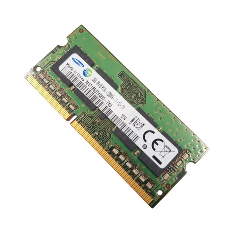 Barrette Mémoire 2Go RAM DDR3 Samsung M471B5674QH0-YK0 SO-DIMM PC3L-12800S 1Rx16 - Photo 1/1