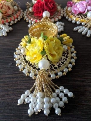 1 candelabro de luz de té Diwali, regalos de devolución - ¡Vendedor de boda de EE. UU.!!  Foto 1 de 2