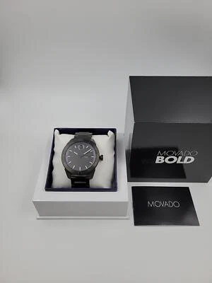 Movado Men’s Bold Sport Black Dial Stainless Steel Watch - 3600512 ($750 MSRP) - Image 1 of 4
