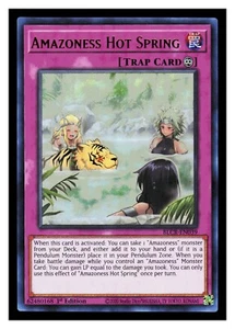 YuGiOh BLCR-EN039 Amazoness Hot Spring Ultra Rare Crystal Revenge - Picture 1 of 1