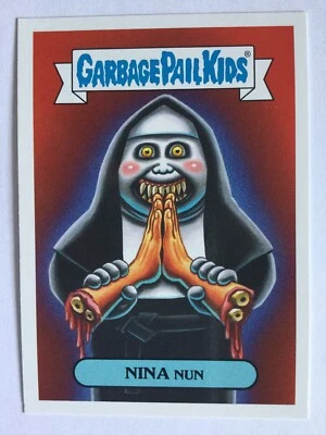 Garbage Pail Kids Sticker Revenge Of Oh The Horror-Ible 12a Nina Nun - Image 1 of 2