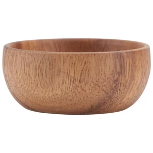 Wood Bowl Soup Bowl Food Serving Bowl Household Salad Tray Large Serving Bowl - Picture 1 of 12