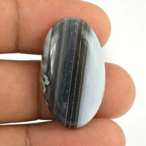 29.45 Cts Blue Lace Agate Free-Form Cabochon Gemstone VG43 - Picture 1 of 4