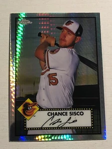 2021 Topps Chrome Platinum Anniversary Prism Chance Sisco Orioles 376 - Picture 1 of 1
