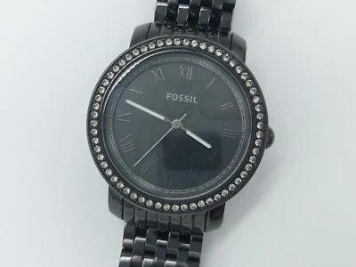 Reloj Fossil Mujer Negro S.S Cristal Set ES3187 Foto 1 de 4
