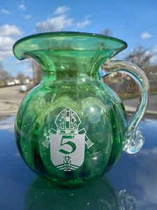 LARGE Blenko 2 1/2 Quarts Glass Pitcher - Picture 1 of 6